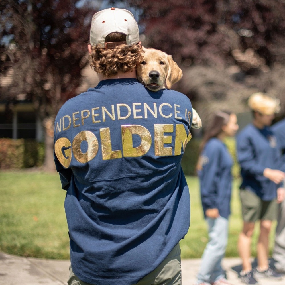 Spirit Jersey Canine Companions 50th Anniversary Independence is Golden Metallic